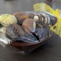 Chocolade eitjes in half ei: Middel