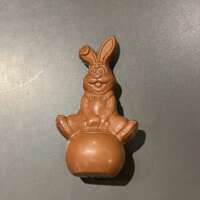 Hol figuur: paashaas op skippybal