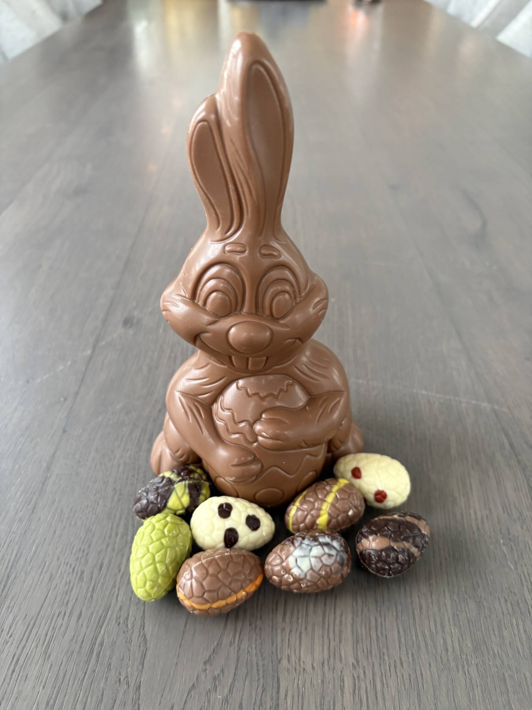 Holfiguur: Haas met 8 eitjes