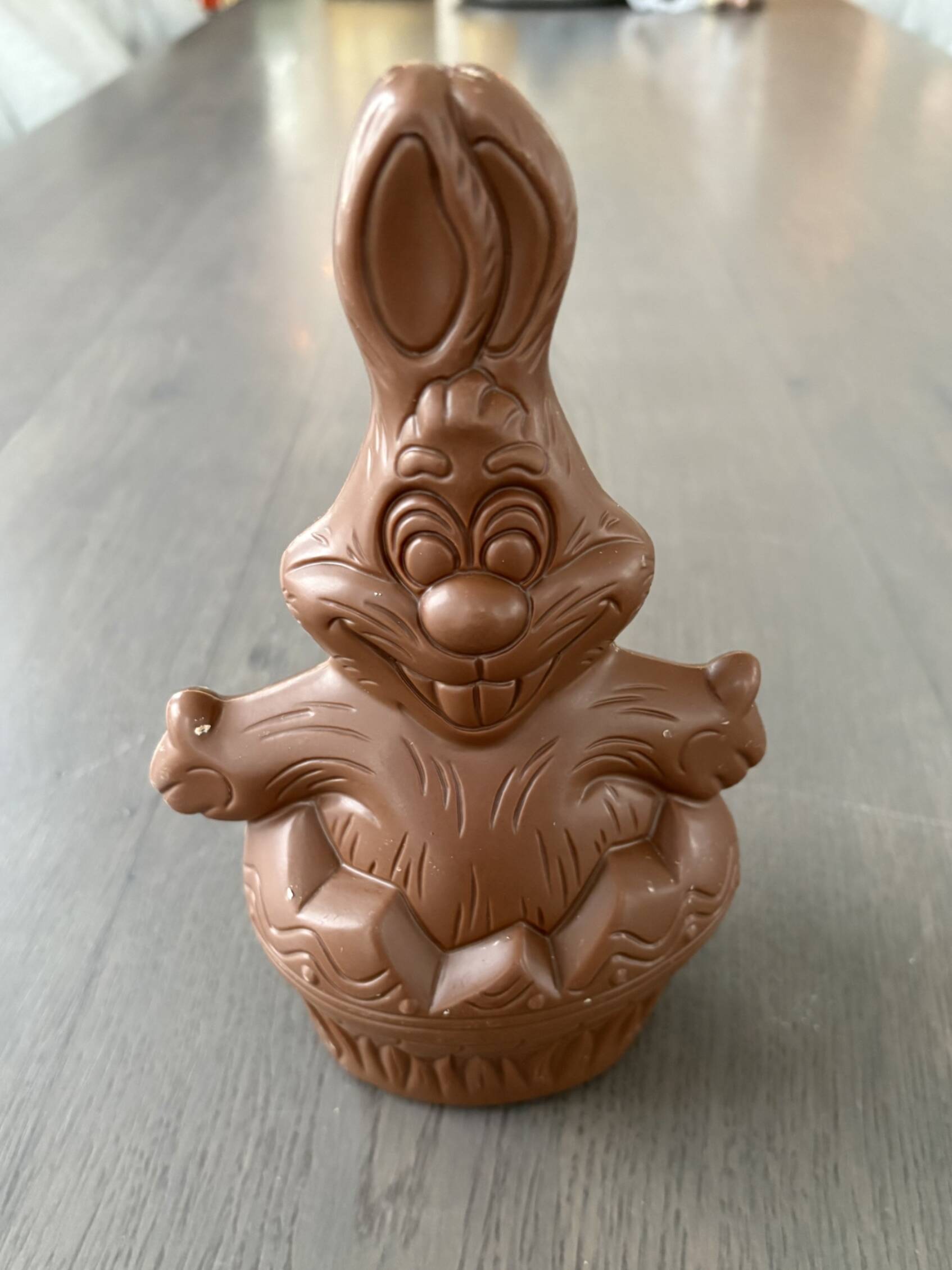 Hol figuur: paashaas uit ei