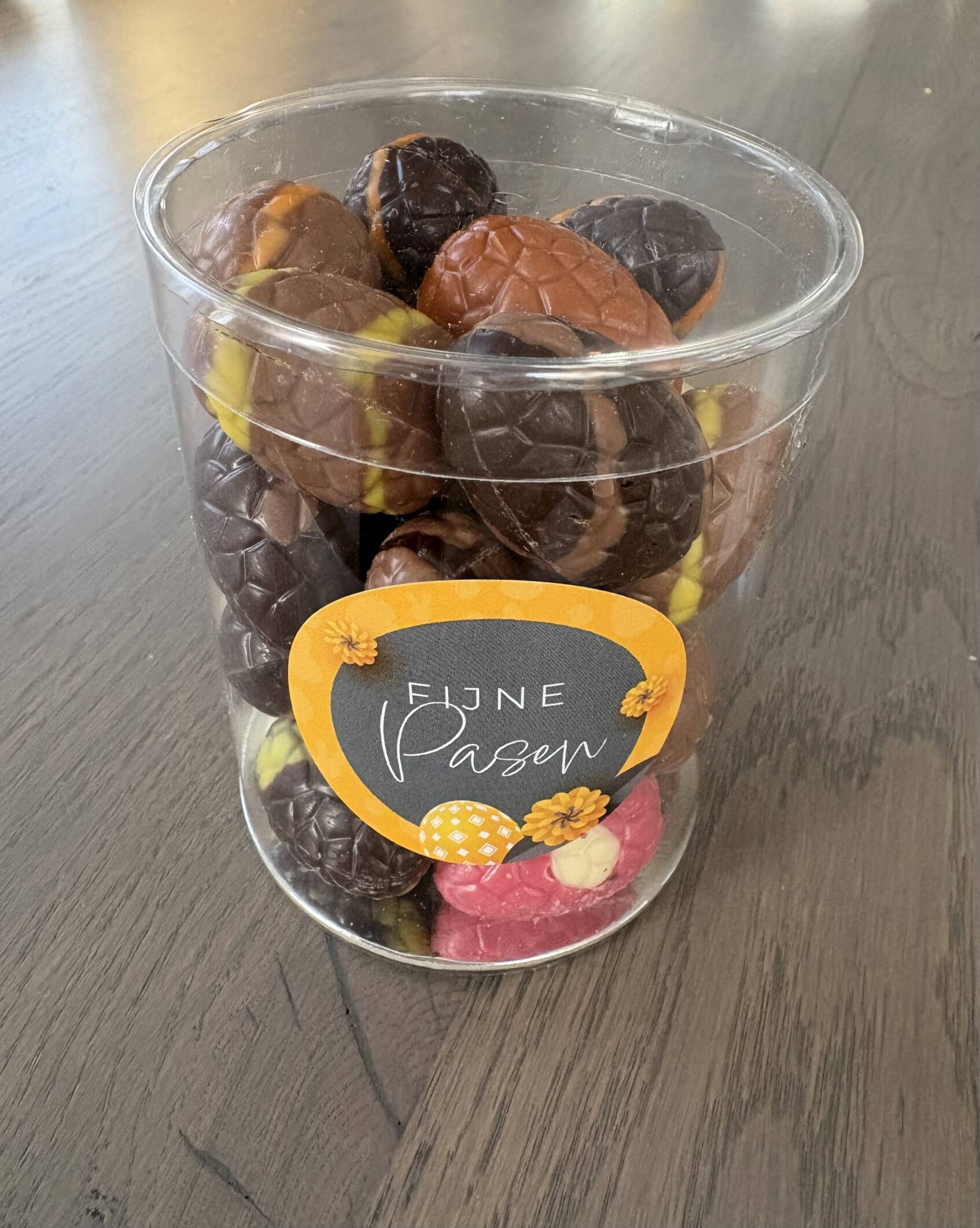 Koker met eitjes klein