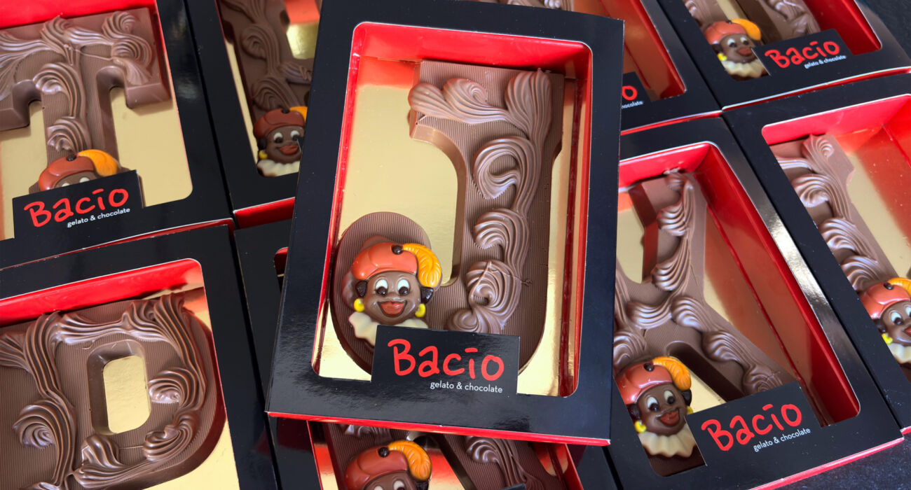 Ambachtelijke chocoladeletters bij Bacio
